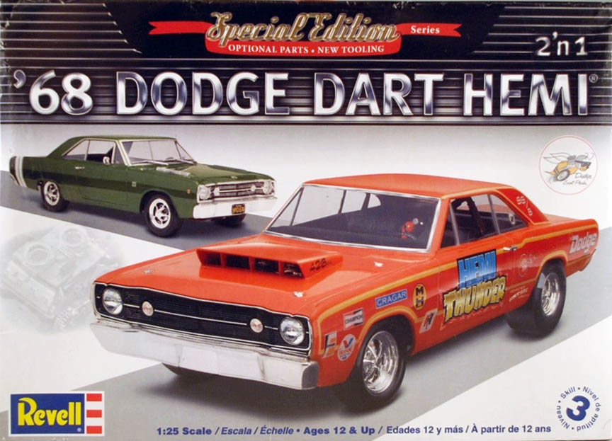 Revell #85-4217 1:25 '68 Dodge Dart Hemi 2'n1