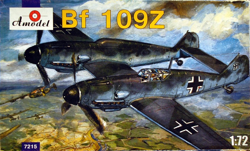 Amodel #7215 1/72 Messerschmitt Bf 109Z