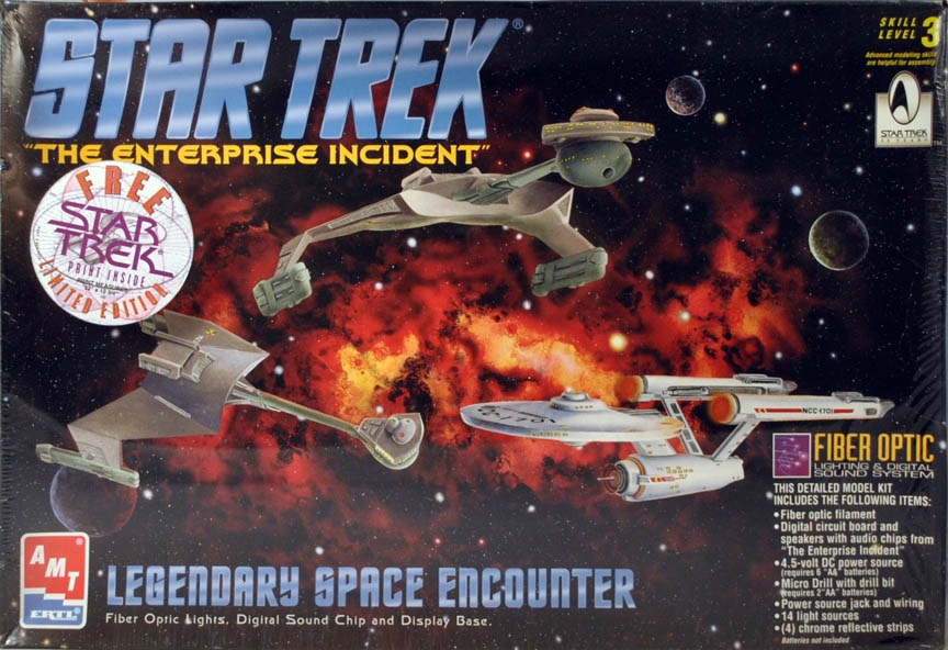 Parts AMT Star Trek Enterprise Incident Legendary Space Encounter Kit #8254 