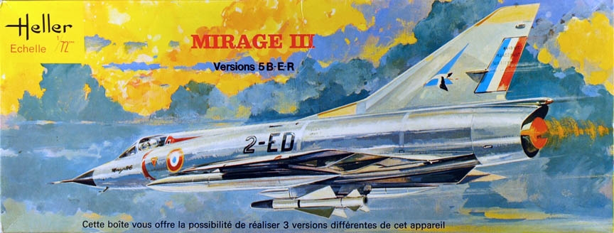 Heller 253 1/72 AMD Mirage IIIE/R/5BA