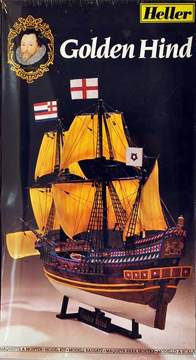Heller Golden Hind Maquette Bateau Échelle 1/200 - Construction Francis Drake