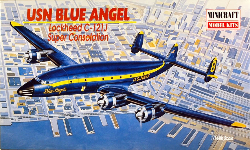 Minicraft #14468 1/144 USN BLUE ANGEL C-121J Super Constellation