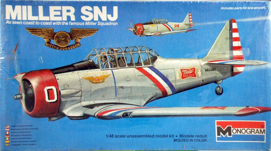 Monogram Miller Squadron SNJ Skytyper 5307 1/48 1983 for sale online 