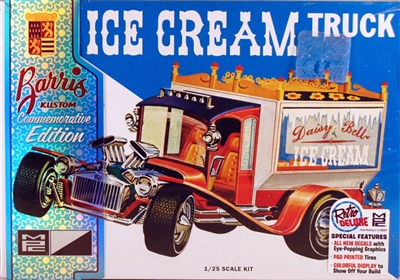 MPC 857 George Barris Commemorative Ice Cream Truck plastic model kit 1/25 
