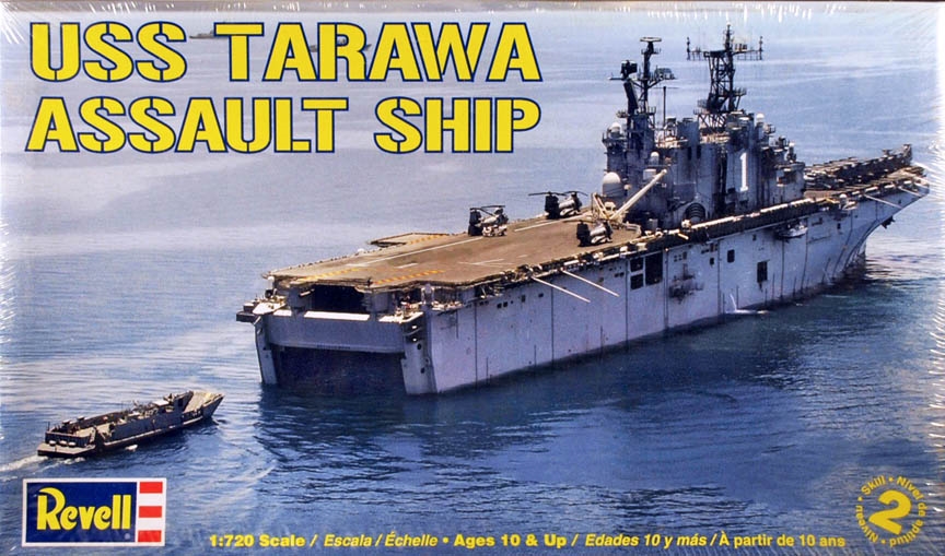 Assault Ship USS Tarawa LHA-1 1:720 Plastic Model Kit REVELL 